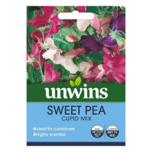 Unwins Pictorial Packet - Sweet Pea Cupid Mix - 21 Seeds