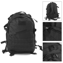 3D Military Backpack 40L Rucksack Hike Camping Trekking Bag Black