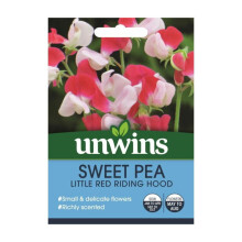 Flower Seeds Sweet Pea Little Red Riding Hood Pastel Vibrant Colours