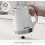 Morphy Richards Morphy Richards 108021 Illumination Jug Kettle, 1.7 litres Black White 3