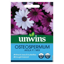 Unwins Grow Your Own Compact Osteospermum Akila F1 Mix Flower Seeds