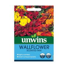 Unwins Grow Your Own Beauty of Wallflower Scented Mix Flower Seeds