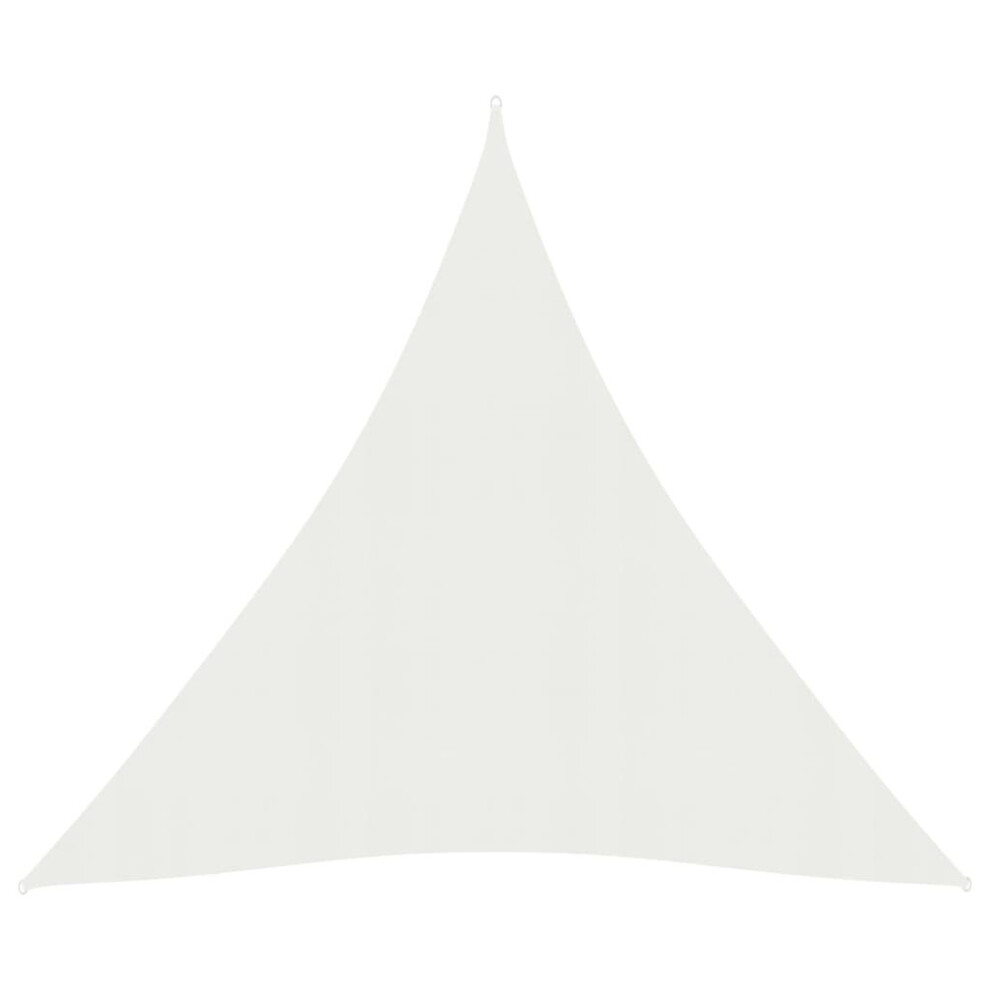 Vidaxl Sunshade Sail 160 G/M² 5X6x6 M Hdpe Outdoor Garden Sunscreen White
