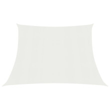 vidaXL Sonnensegel 160 g/m² Weiß 3/4x2 m HDPE