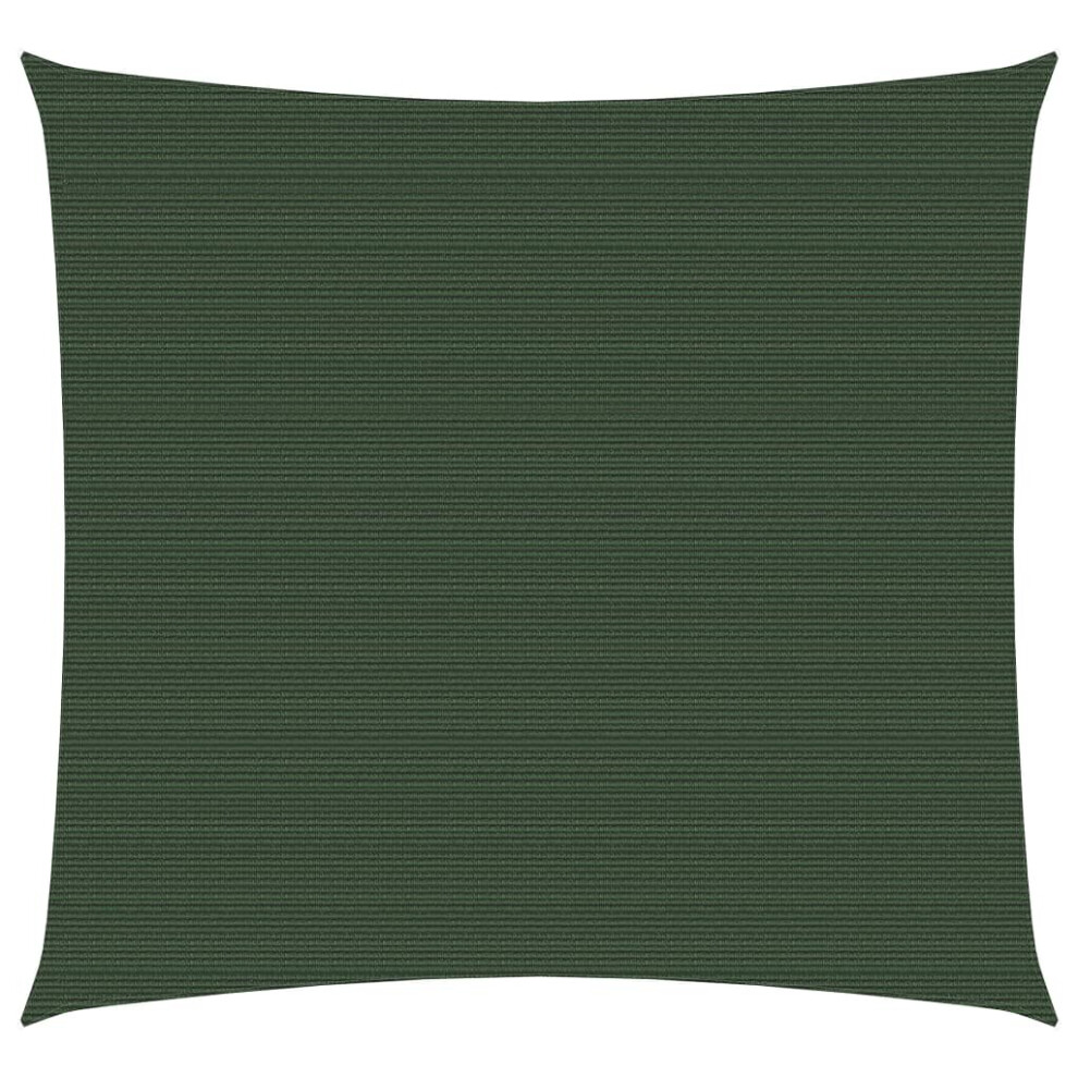 Vidaxl Sunshade Sail 160 G/M² 2X2 M Hdpe Outdoor Garden Sunscreen Dark/Green