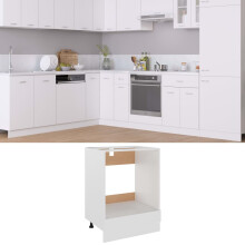vidaXL Kitchen Cabinet White Engineered Wood Kitchen Storage Shelf Organiser