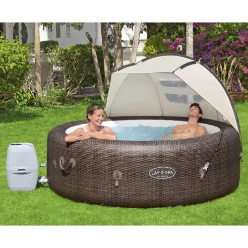 Bestway Bestway Lay-Z-Spa Spa Canopy Hot Tub Sunshield Canopy Protector Mesh Window 1