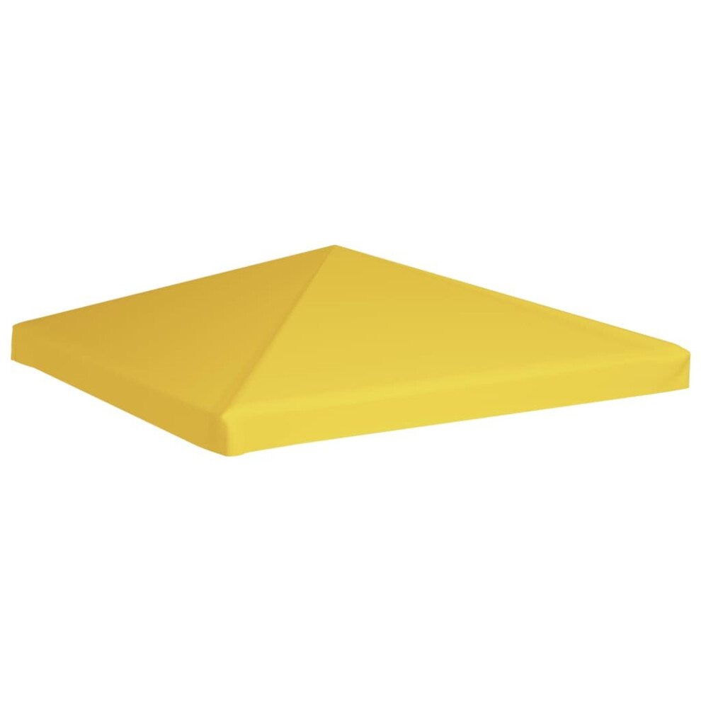 vidaXL Gazebo Top Cover 270 g/mÂ² 3x3 m Yellow Garden Patio Replacement Canopy