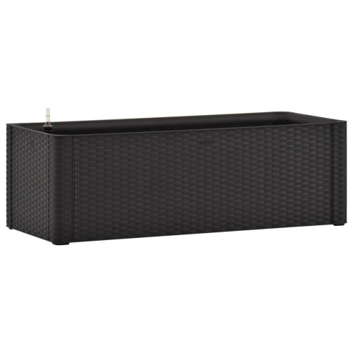 VidaXL vidaXL Garten-Hochbeet Selbstbewässerungssystem Anthrazit 100x43x33 cm 1