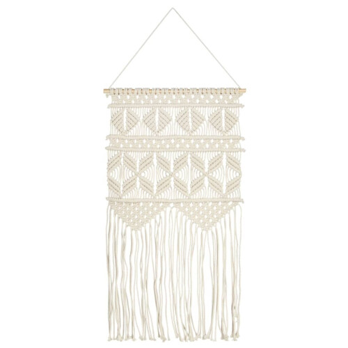 VidaXL vidaXL Macrame Wall Hanger Cotton Decor Hanging Tapestry Backdrop Dreamcatcher 1