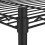 VidaXL vidaXL 5-Tier Storage Shelf Shelving Unit Storage Unit with Wheels Black 250 kg 5