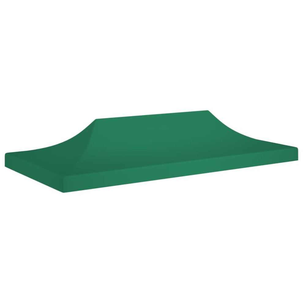 vidaXL Party Tent Roof 6x3 m Green 270 g/mÂ² Replacement Canopy Gazebo Cover