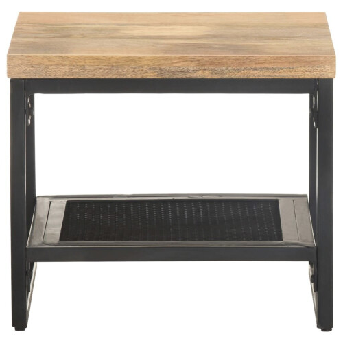 VidaXL vidaXL Solid Mango Wood Side Table Home Wooden Accent End Couch Sofa Desk 1