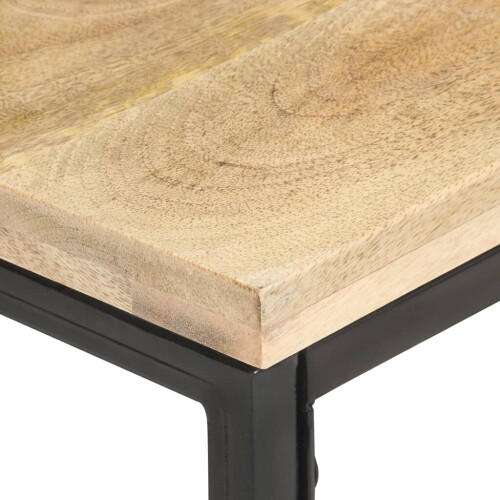 VidaXL vidaXL Solid Mango Wood Side Table Home Wooden Accent End Couch Sofa Desk 2