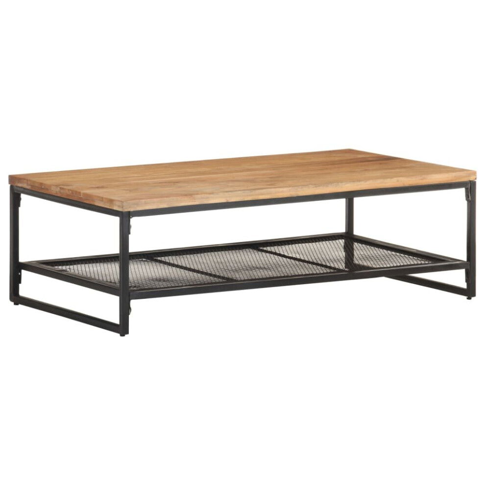vidaXL Solid Acacia Wood Coffee Table Home Wooden Accent Couch Sofa Tea Table