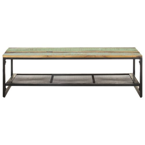 VidaXL vidaXL Coffee Table Solid Reclaimed Wood Wooden Accent Couch Sofa Tea Table 1