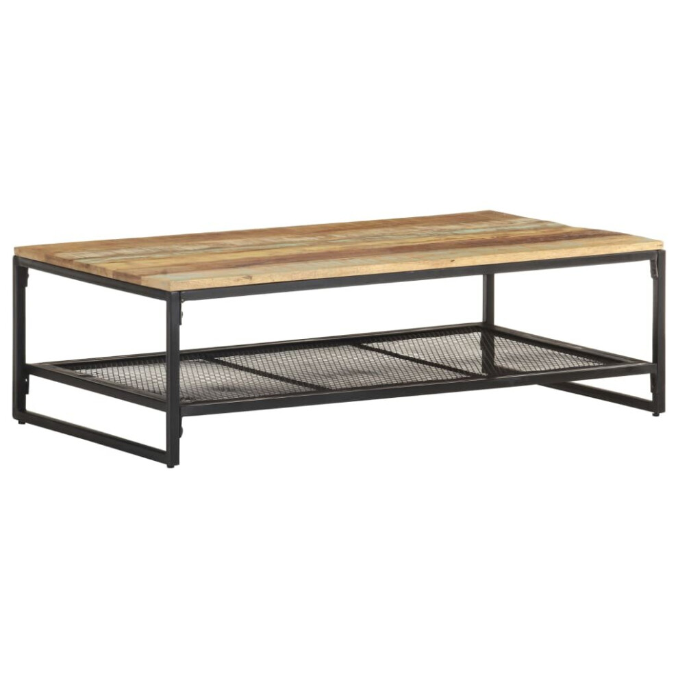 vidaXL Coffee Table Solid Reclaimed Wood Wooden Accent Couch Sofa Tea Table