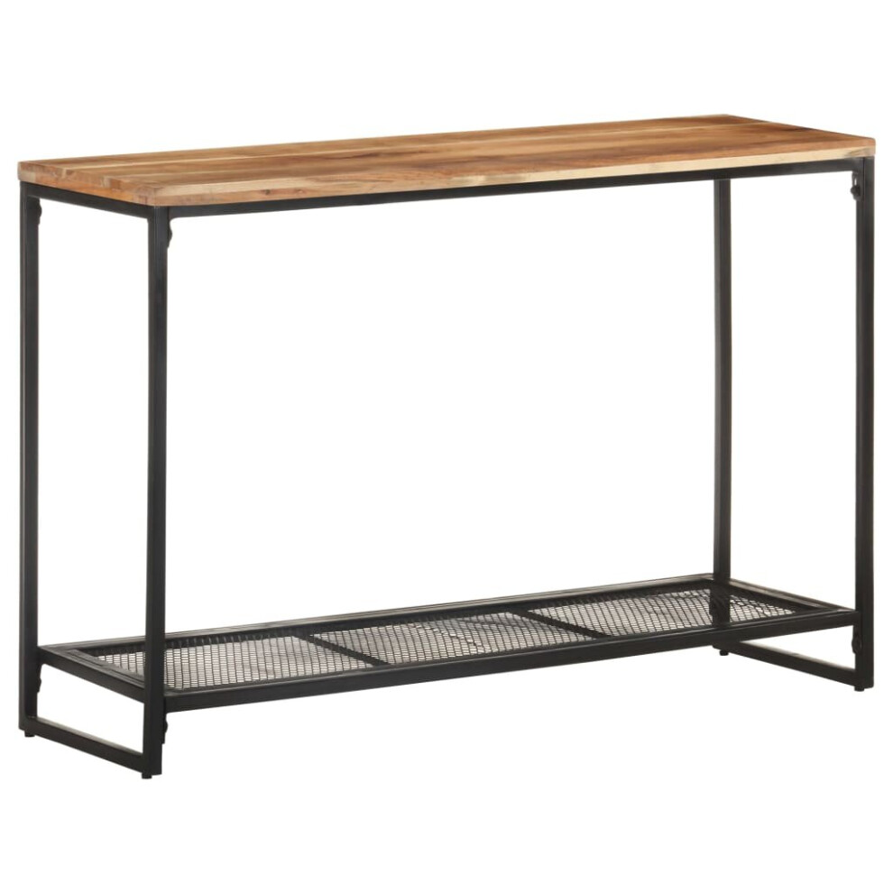 Vidaxl Solid Acacia Wood Console Table Home Furniture Wooden Storage Hall Desk