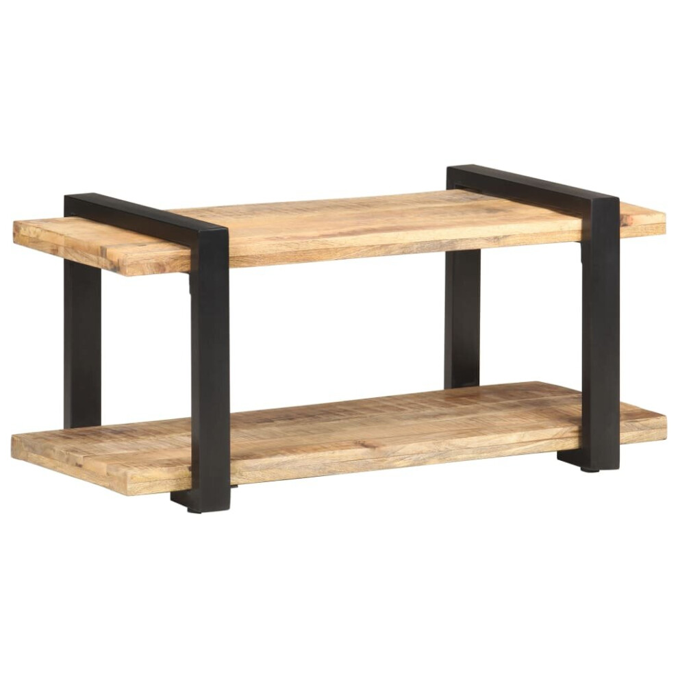 Vidaxl Rough Mango Wood Tv Cabinet Console Table Sideboard Stereo Media Stand