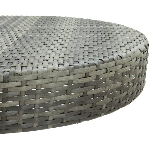 VidaXL vidaXL Gartentisch Grau 75,5x106 cm Poly Rattan 2