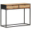 VidaXL vidaXL Rough Mango Wood Console Table Natural Cane Accent Table Living Room 3