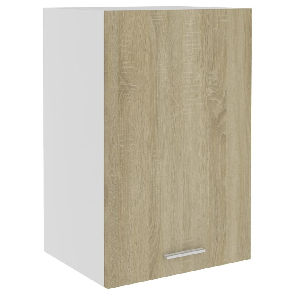 vidaXL Kitchen Cabinet Sonoma Oak Chipboard Home Kitchen Storage Organiser