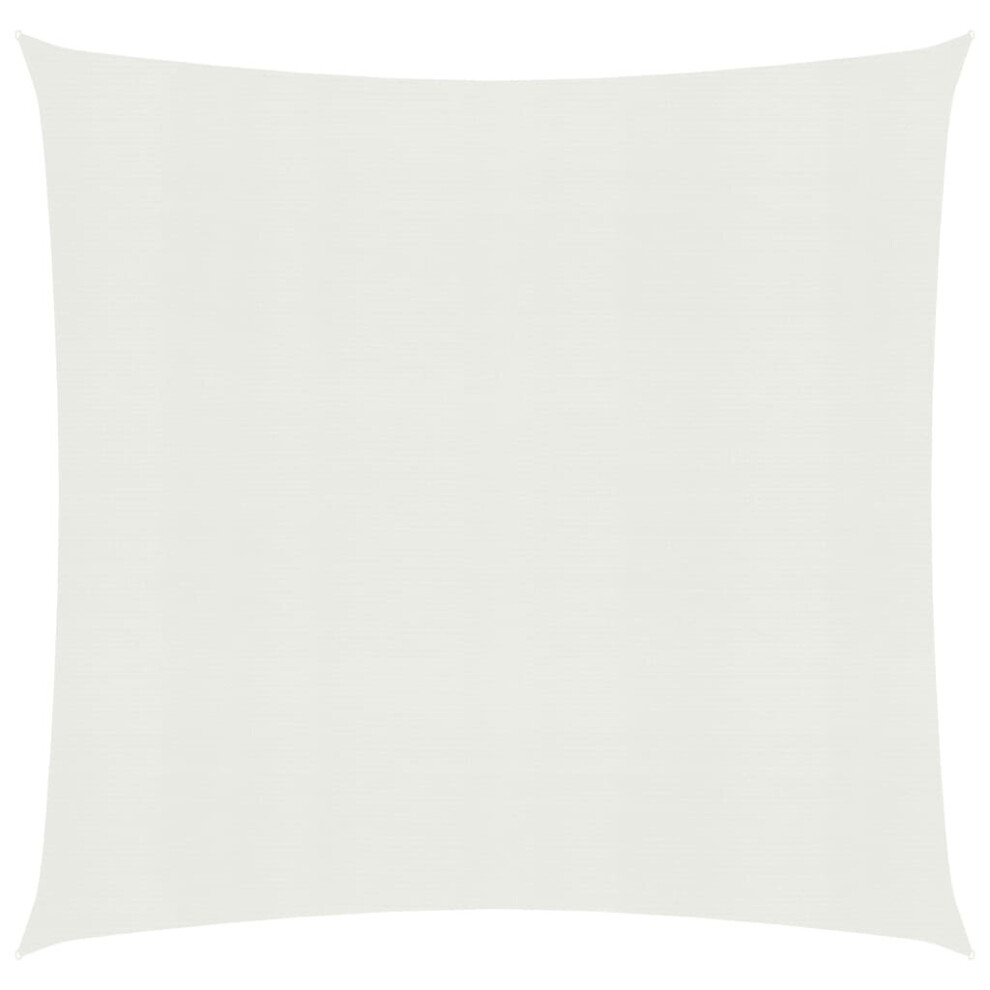 Vidaxl Sunshade Sail 160 G/M² White 4.5X4.5 M Hdpe Outdoor Garden Sunscreen