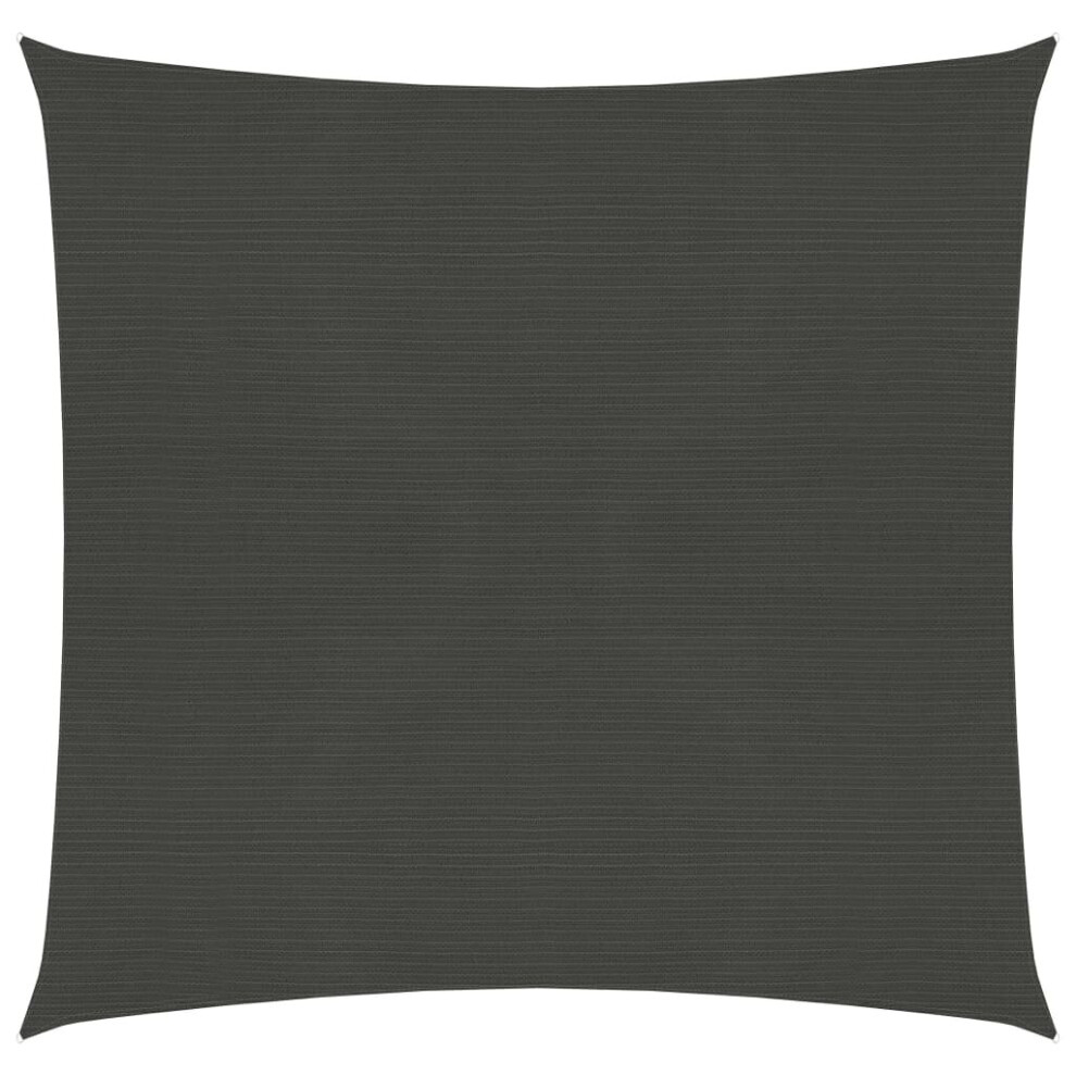 Vidaxl Sunshade Sail 160 G/M² 2.5X2.5 M Hdpe Outdoor Sunscreen Anthracite
