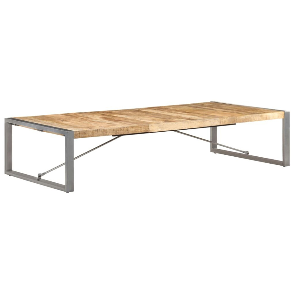Vidaxl Rough Mango Wood Coffee Table Living Room Telephone Desk Furniture