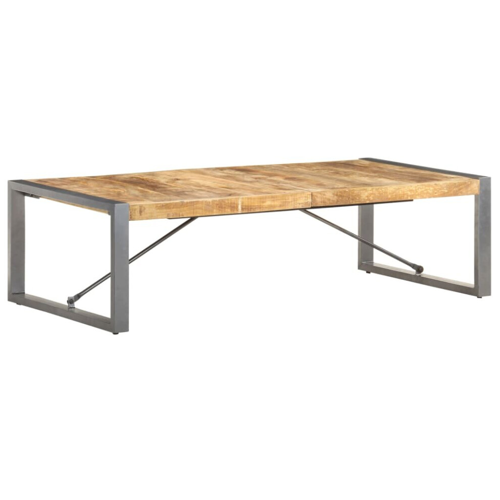 Vidaxl Rough Mango Wood Coffee Table Telephone Desk Living Room Furniture