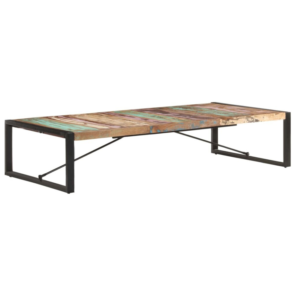 Vidaxl Solid Reclaimed Wood Coffee Table Telephone Desk Furniture Living Room