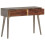 VidaXL vidaXL Solid Rough Mango Wood Console Table Grey Accent Table Living Room 2