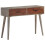 VidaXL vidaXL Solid Rough Mango Wood Console Table Grey Accent Table Living Room 8