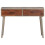 VidaXL vidaXL Solid Rough Mango Wood Console Table Grey Accent Table Living Room 3