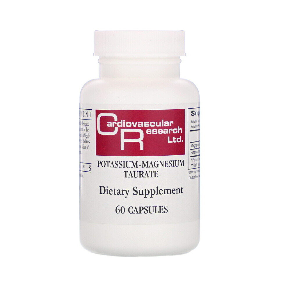 Magnesium-Potassium Taurate 60 Caps, CR