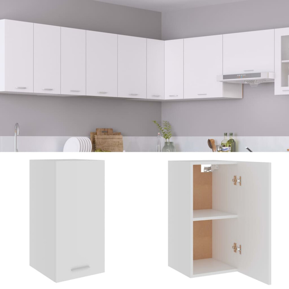 Vidaxl Kitchen Cabinet Engineered Wood Kitchen Storage Shelf Organiser White