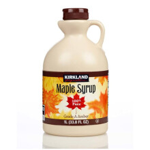 100% Pure Kirkland Signature Canadian Grade A Amber Maple Syrup, 1L