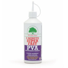 Wudcare 5 Minute Super Fast PVA Woodworking Adhesive 250ml