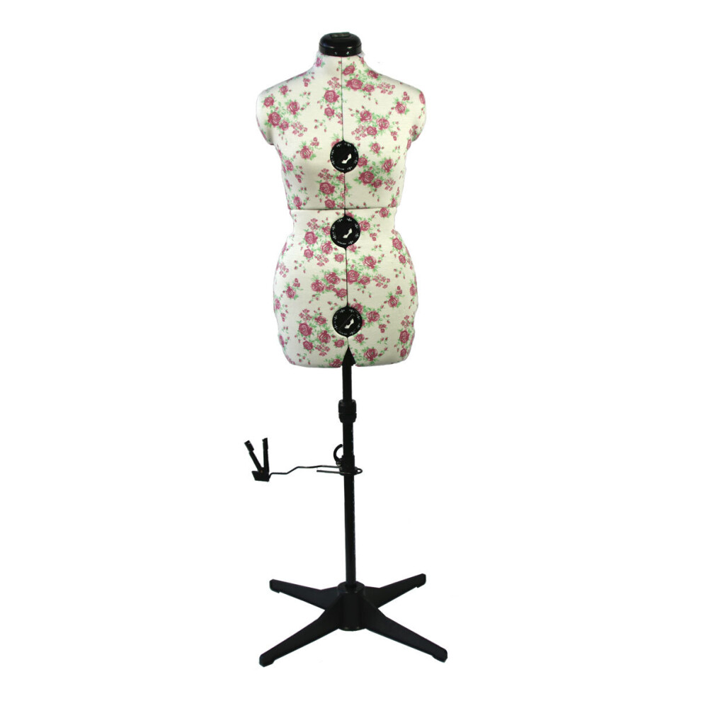 Sewing Online Adjustable Dressmaking Dummy Uk 10-16 | Vintage Floral Design |