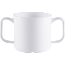 (Without Lid, Pack Of 1) 2 Handled Adult Feeding Cup - Adult Feeder Beaker