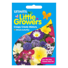 Unwins Grow Your Own Little Growers Creepy Crawly Mix Flower Seeds
