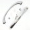 2 x Shower Bath Door Handles/Knobs Solid Zinc Alloy L074 2