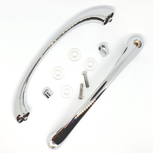 2 x Shower Bath Door Handles/Knobs Solid Zinc Alloy L074 1