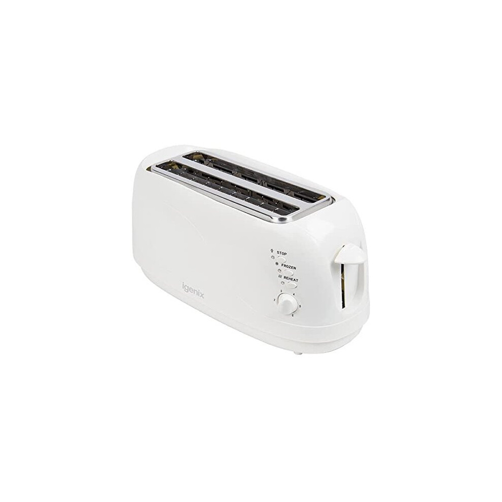 Igenix IG3020 4-Slice Toaster 1300W White (IG32020)