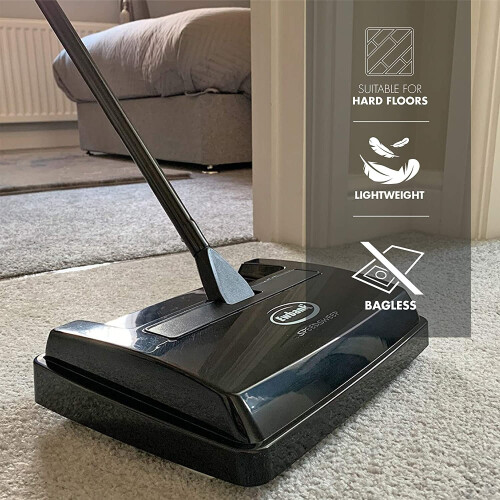 Ewbank 525 Manual Floor and Carpet Sweeper, Lightweight Speedsweep