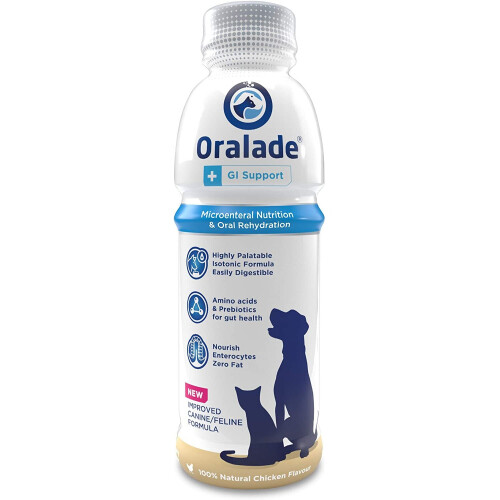 Oralade GI Oral Rehydration Fluid Support Drink For Pets 500ml