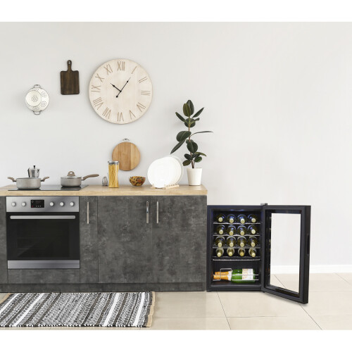 Dellonda Baridi 20 Bottle Wine Cooler Fridge with Touch Screen Controls & LED Light, Low Energy A 1