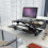 Dellonda Dellonda 28" Height-Adjustable Standing Desk Riser, 505mm Maximum Height, 15kg Load Capacity - Black 2