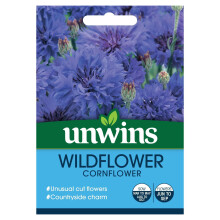 Unwins Grow Your Own Wildflower Cornflower Unusual Cut Flowers Seeds