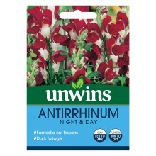 Unwins Grow Your Own At Home Antirrhinum Night & Day Flower Seeds